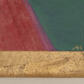 Contemporary French Hand-Painted 1950s Woman Canvas