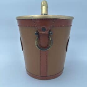 Leather-Wrapped Champagne Bucket, Champagne Gauthier
