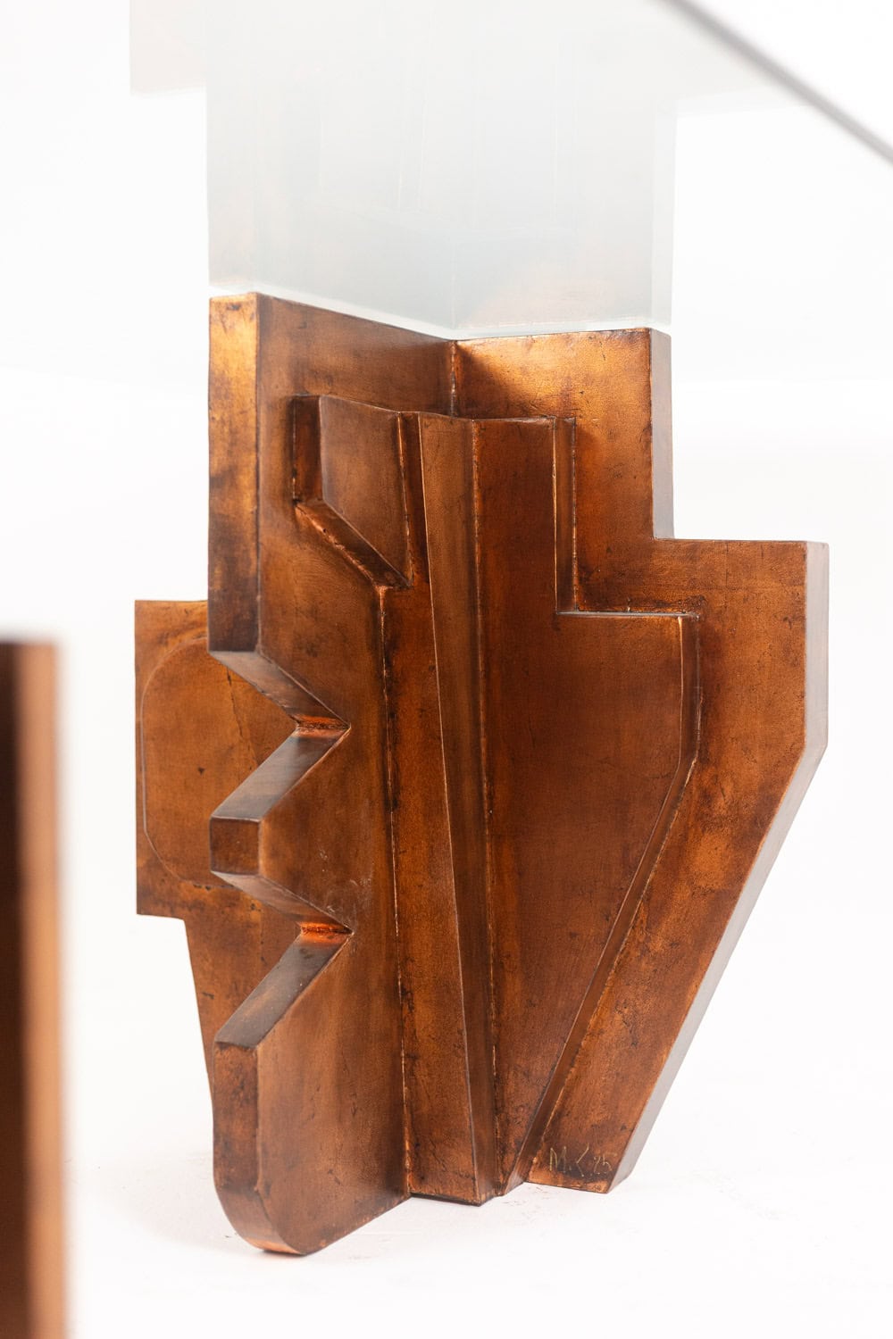 Matteo Ceccarelli. “Brutalist” sculptural dining table. 1980s. - Image 8