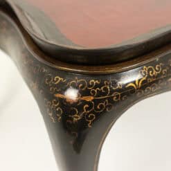 1950s English Chinoiserie Lacquer Coffee Table - Corner Detail One - Styylish