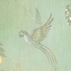 Contemporary French Hand-Painted Parrot Canvas - Image 9