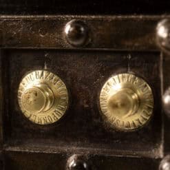 Antique Bauche Metal Travel Safe - Lock Detail Three - Styylish