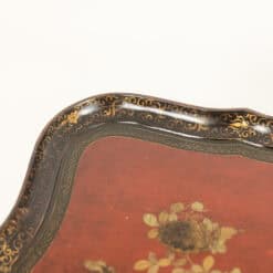 1950s English Chinoiserie Lacquer Coffee Table - Corner Detail Three - Styylish