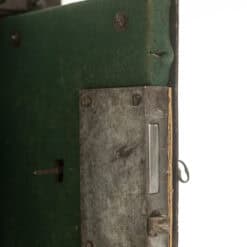 Antique Bauche Metal Travel Safe - Lock Detail Inside - Styylish