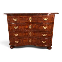 Antique Baroque Marquetry Chest of Drawers- Germany 1750- Styylish