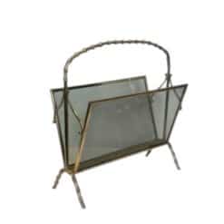 Smoked Glass Magazine Rack - Styylish