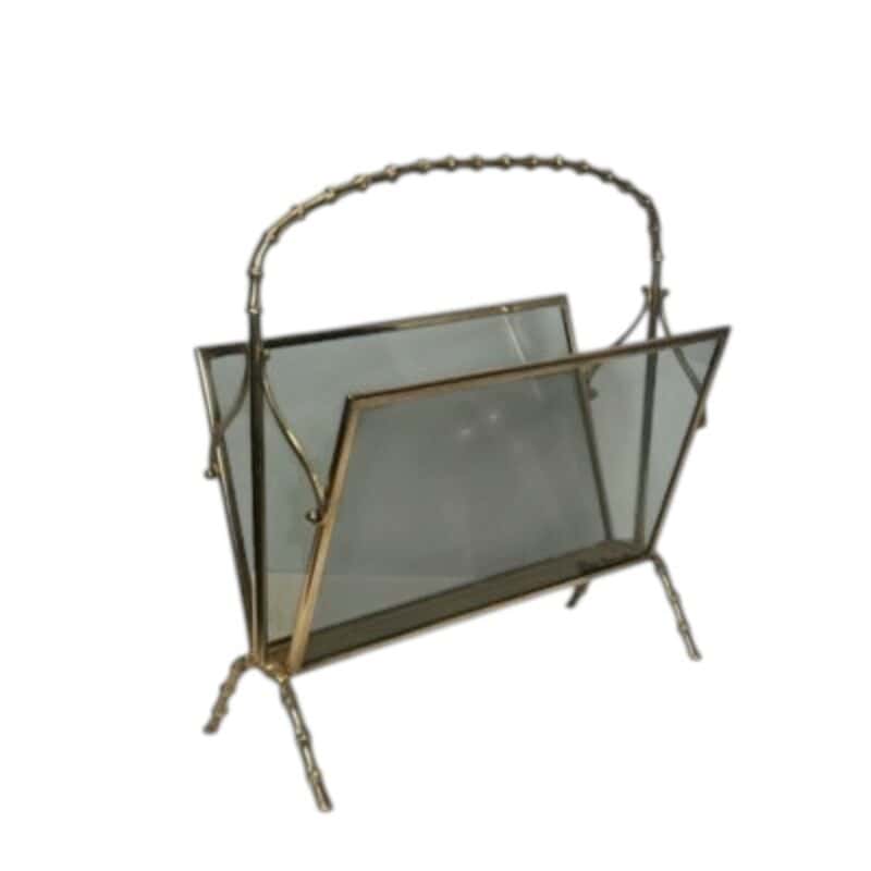 Smoked Glass Magazine Rack - Styylish