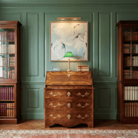Baroque Secretary Desk, Switzerland 1750, Walnut
