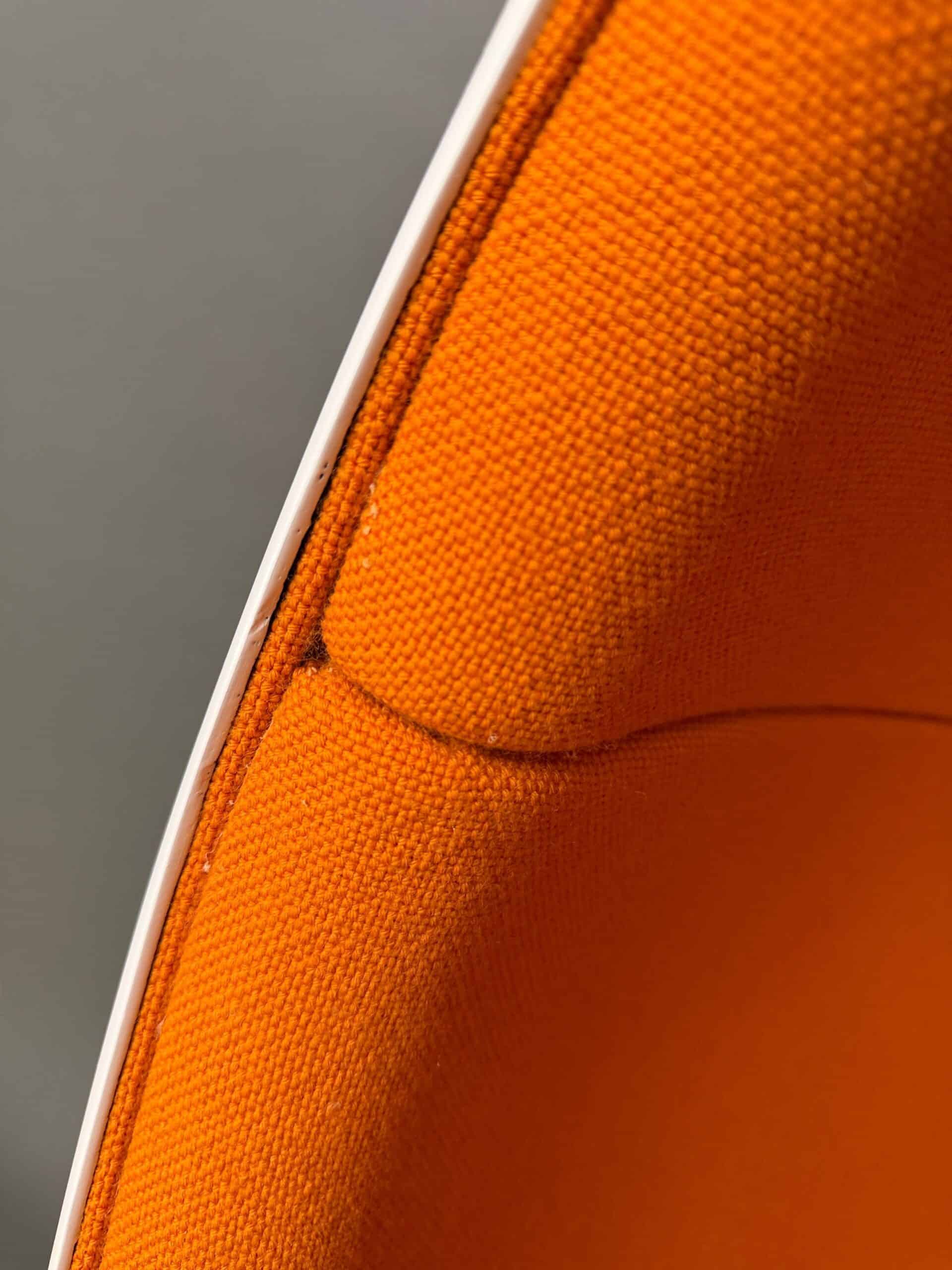 Original Asko Ball Chair, Eero Aarnio, White and Orange, Finland, 1960s - Image 14