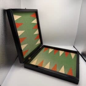 Bauhaus Games Box, Chess, Nine Men's Morris, and Backgammon, Germany, circa 1920