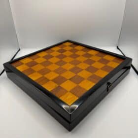 Bauhaus Games Box, Chess, Nine Men's Morris, and Backgammon, Germany, circa 1920