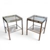 Pair of Guy Lefèvre Side Tables for Maison Jansen- Styylish