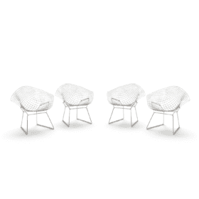 Harry Bertoia Diamond Chairs for Knoll