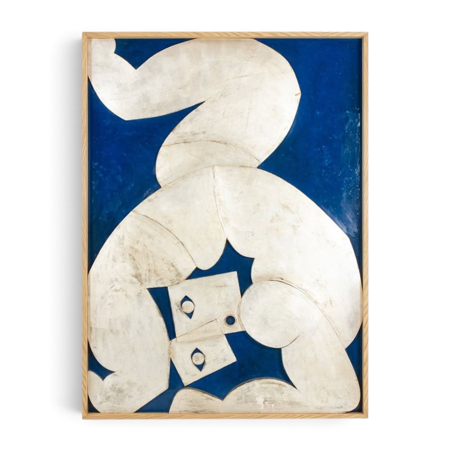 The Acrobat, French Carved Wood Bas-Relief - Styylish