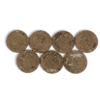 Set of 7 Fossil Marble Plates - Styylish