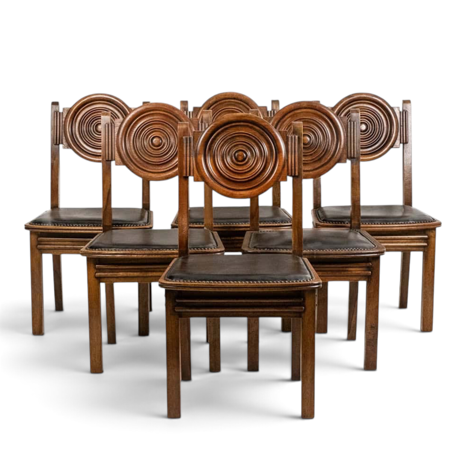 Étienne Kohlmann Modernist Oak Chairs - Styylish