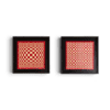 Marianne Leal “Homage to Vasarely” Straw Marquetry Panels - Styylish