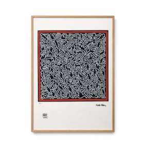 Keith Haring Color Silkscreen Print