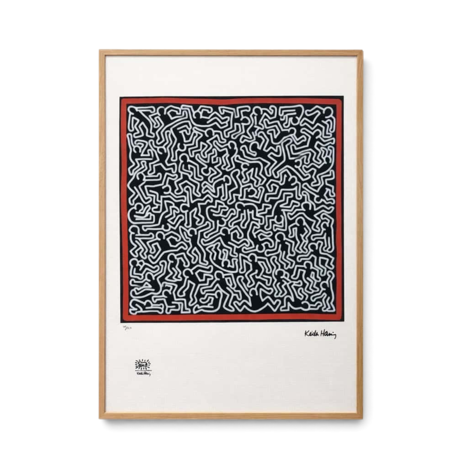 Keith Haring Color Silkscreen Print - Styylish
