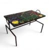 French Ceramic and Iron Coffee Table- Styylish