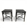 Pair of Faux Bamboo Side Tables by Gasparucci Italo- Styylish