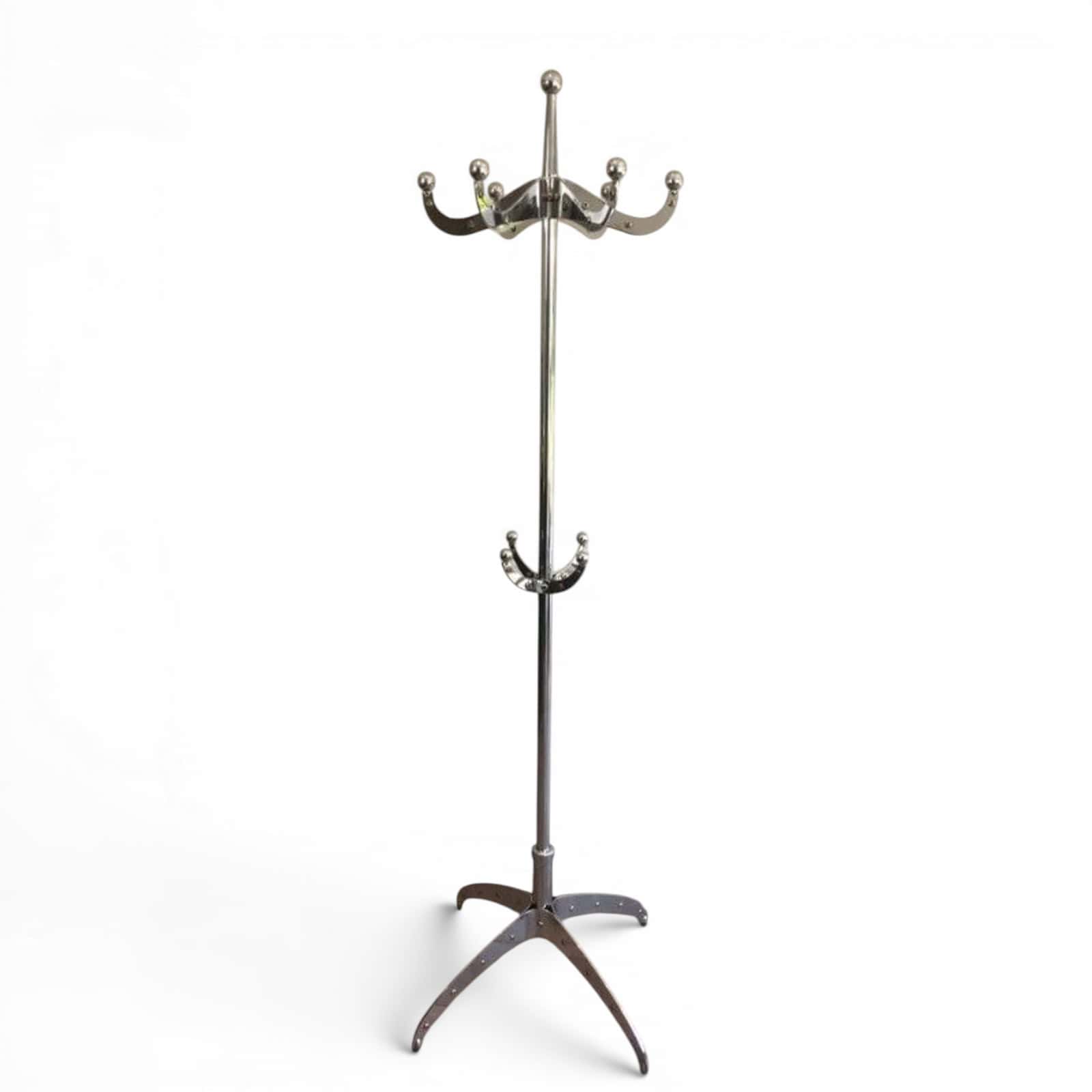 Dulton Chrome Industrial Coat Rack- Styylish