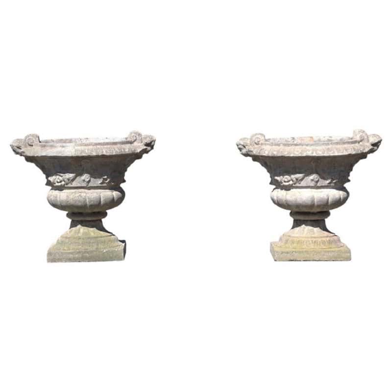 Italian Set of Two Garden Planters- Styylish