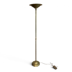 French Neoclassical Brass Floor Lamp - Styylish