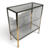 Jacques Théophile Lepelletier Bronze and Glass Magazine Rack - Styylish