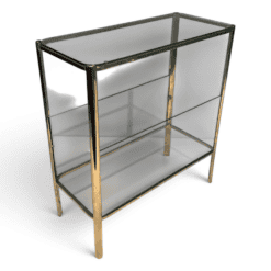 Jacques Théophile Lepelletier Bronze and Glass Magazine Rack - Styylish