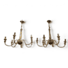 Pair of 1970s Murano Champagne Glass Chandeliers - Styylish