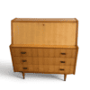 French Sycamore Drop-Front Secretary Desk - Styylish