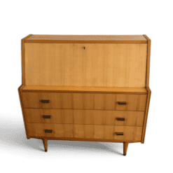 French Sycamore Drop-Front Secretary Desk - Styylish