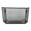 Blackened Steel Three-Panel Fireplace Screen - Styylish