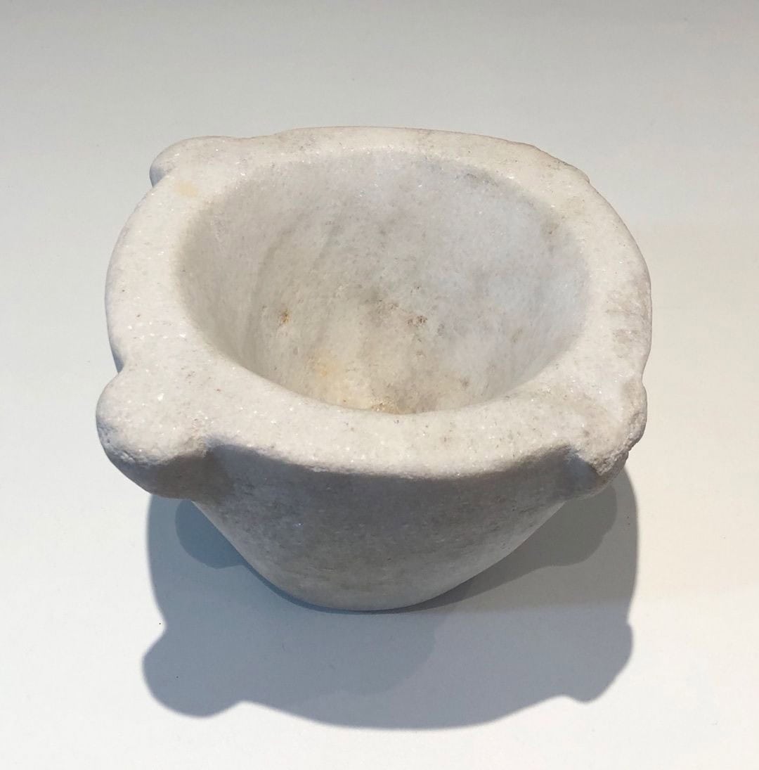 French White Marble Mortar, 18th Century - Image 2