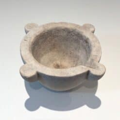 Alternative view of 18th-Century French Marble Mortar with Ear Handles
