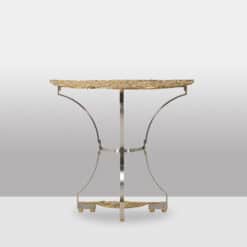 Antoine Dariule “Cressent” Console Tables - Front View - Styylish