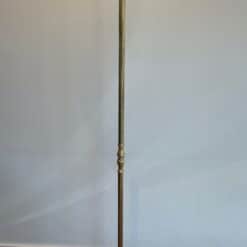 French Neoclassical Brass Floor Lamp - View One - Styylish