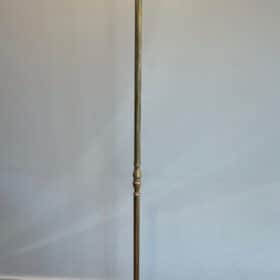 French Neoclassical Brass Floor Lamp