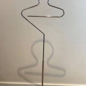 French 1960s Chrome Valet de Nuit