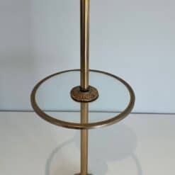 Alternative view of Maison Baguès Gilt Brass and Glass Standing Ashtray