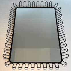 Alternative view of French Jean Royère Style Coiled Wire Mirrors