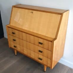 Alternative view of French Sycamore Drop-Front Secretary Desk