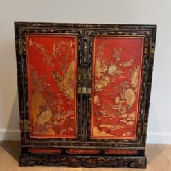 Alternative view of Lacquered Chinoiserie Cabinet, French Art Déco, circa 1940