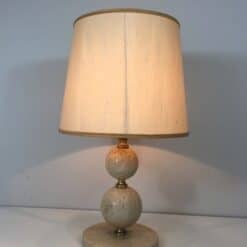 Alternative view of Travertine and Brass Table Lamp, Italy, Circa 1970