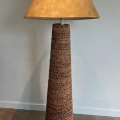Audoux-Minet Style Rope Floor Lamp - Wide View Three - Styylish