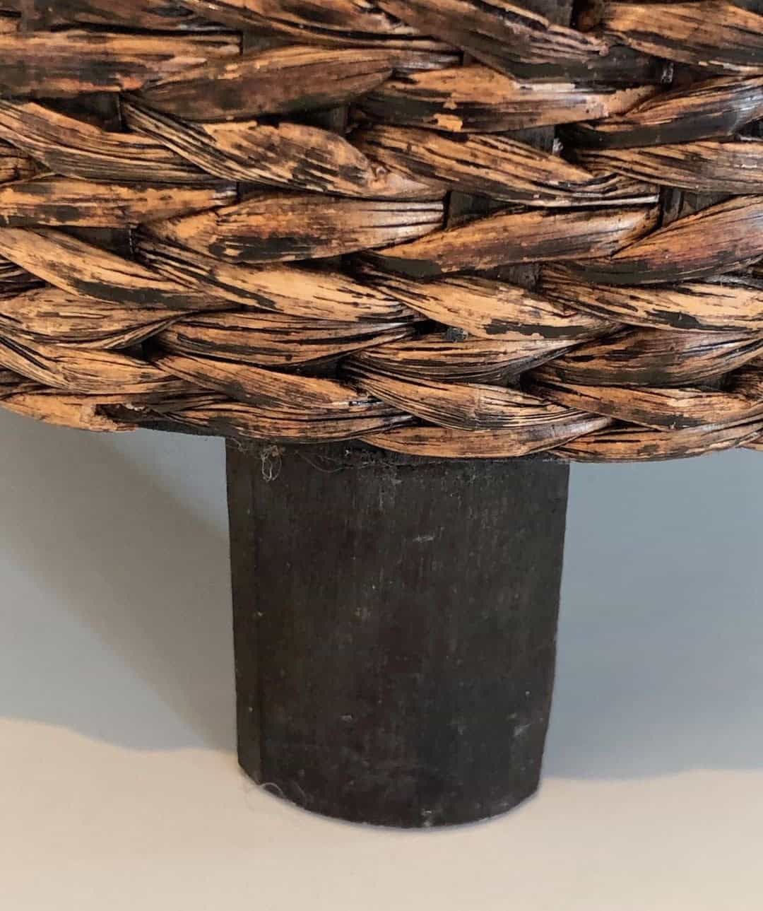 Audoux-Minet Style Rope Stool - Leg Detail Two - Styylish