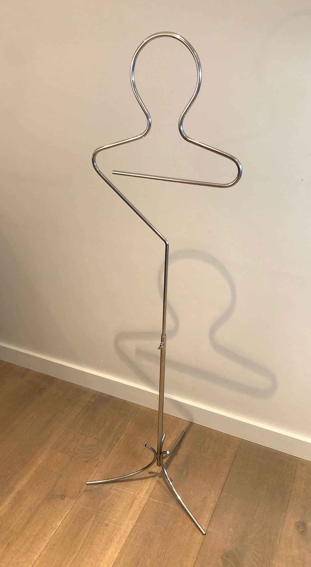 French 1960s Chrome Valet de Nuit - Image 11