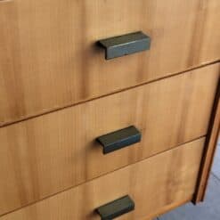 French Sycamore Drop-Front Secretary Desk - Image 11