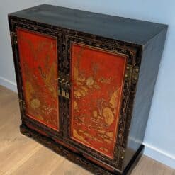 Lacquered Chinoiserie Cabinet, French Art Déco, circa 1940 - Image 12